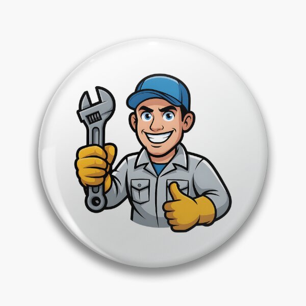Item preview, Happy Mechanic Labor Day Cartoon Gift designed and sold by CraftStudioCo.
