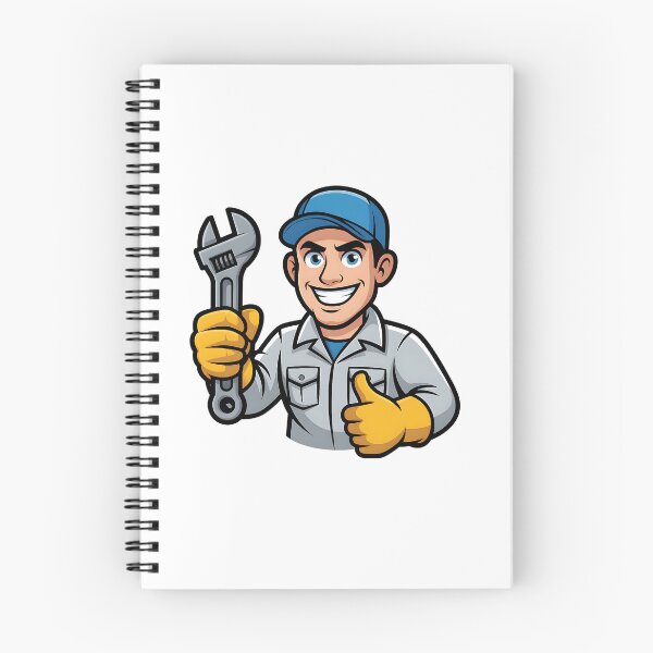 Item preview, Happy Mechanic Labor Day Cartoon Gift designed and sold by CraftStudioCo.