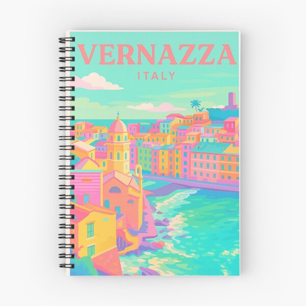 Item preview, Vernazza Italy – Cinque Terre Colorful Poster designed and sold by PopCultureAndStuff.