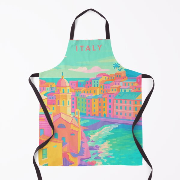 Item preview, Vernazza Italy – Cinque Terre Colorful Poster designed and sold by PopCultureAndStuff.