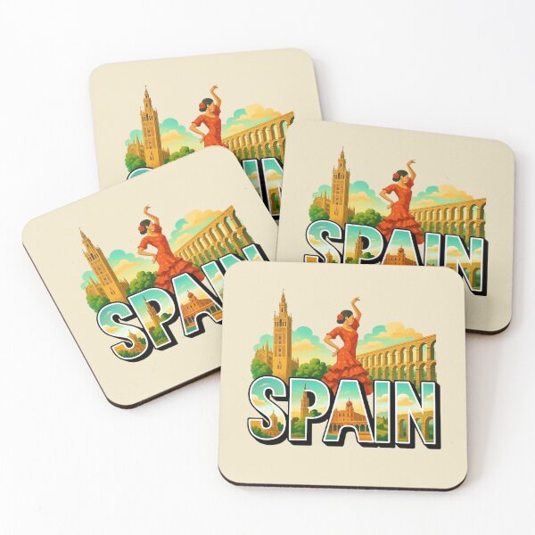 Item preview, Spain Typography Art designed and sold by Myra365Art.