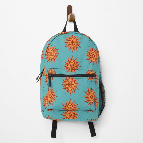 Item preview, Ornamental Boho Sun – Vibrant Botanical Tattoo Art designed and sold by Ojo de Lilith.