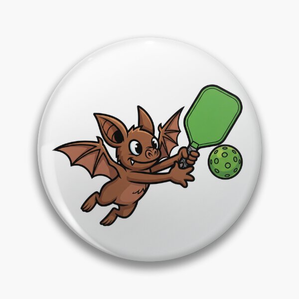 Item preview, Pickleball Bat Halloween Sport – Cute Bat Minimalist Animal Art designed and sold by BeaverFriends.