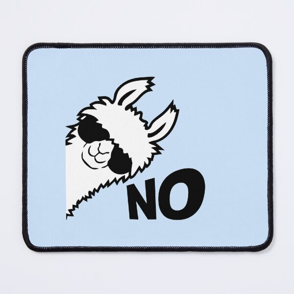 Item preview, No Llama Sunglasses Cool Drama Probllama Funny Alpaca designed and sold by shirt-o-mat.