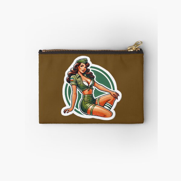 Item preview, Vintage Military Pin-Up Girl WWII-Style Artwork designed and sold by PinUpPizzazz.