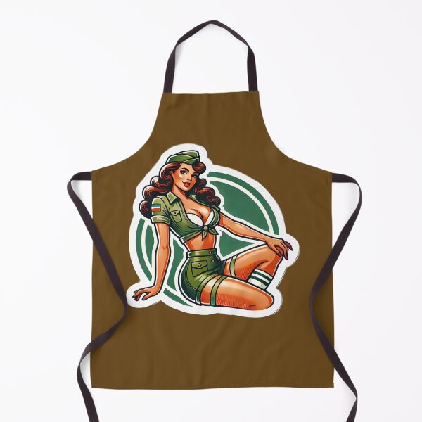 Item preview, Vintage Military Pin-Up Girl WWII-Style Artwork designed and sold by PinUpPizzazz.