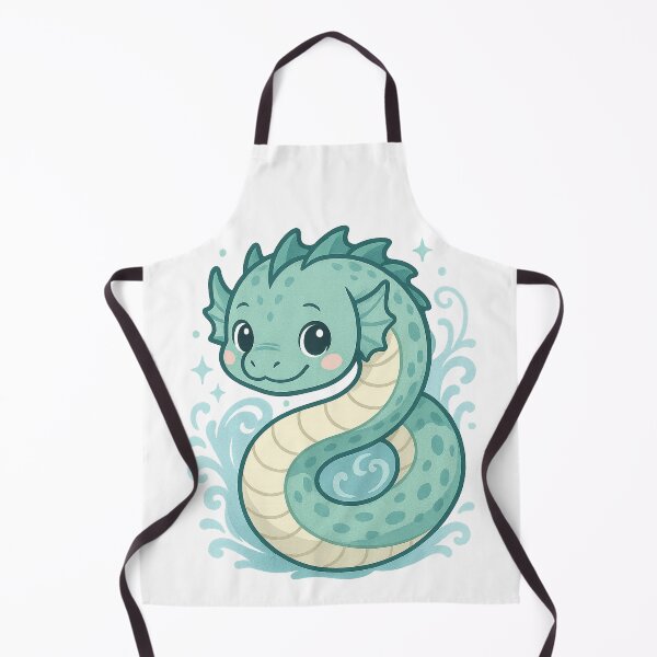 Item preview, Kawaii Jörmundgandr – Adorable Mythological Sea Serpent designed and sold by MythicWild.