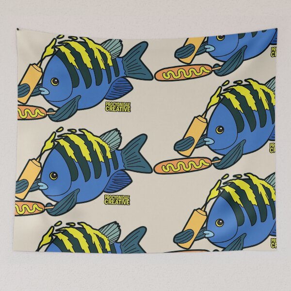 Item preview, Petaca Banderita designed and sold by Procyonidae Creative.