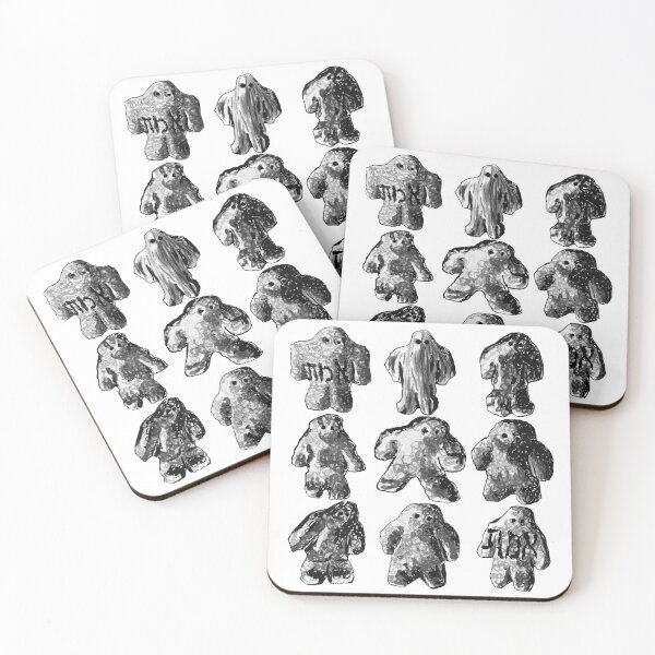 Item preview, Nine Clay Golem Paintings designed and sold by GolemStickers.