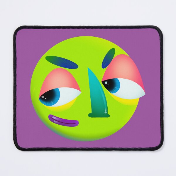 Item preview, Side eye green head designed and sold by m-art-een.