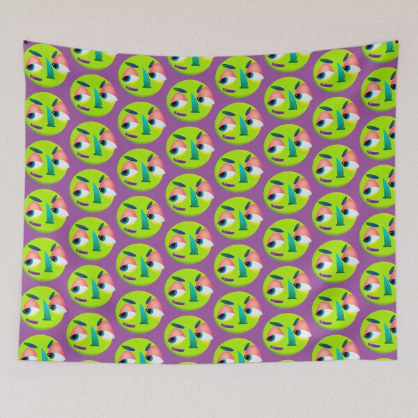 Item preview, Side eye green head designed and sold by m-art-een.