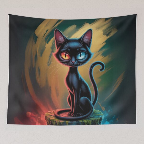 Item preview, Esoteric Cat of Magic Circles – Guardian of Ancestral Power designed and sold by FusiTink.