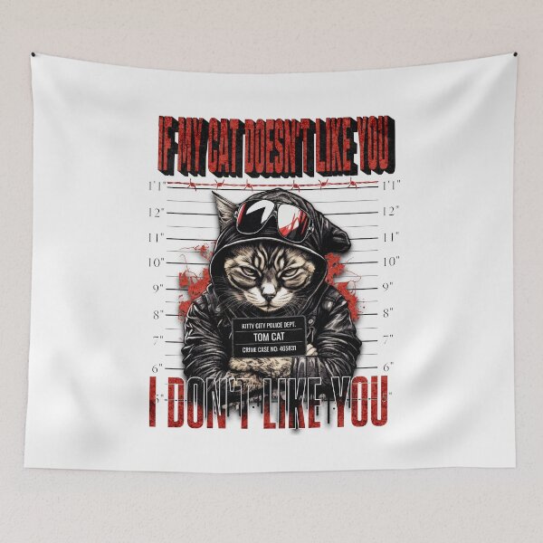 Item preview, If My Cat Doesn't Like You, I Don't Like You designed and sold by S4G Tees.