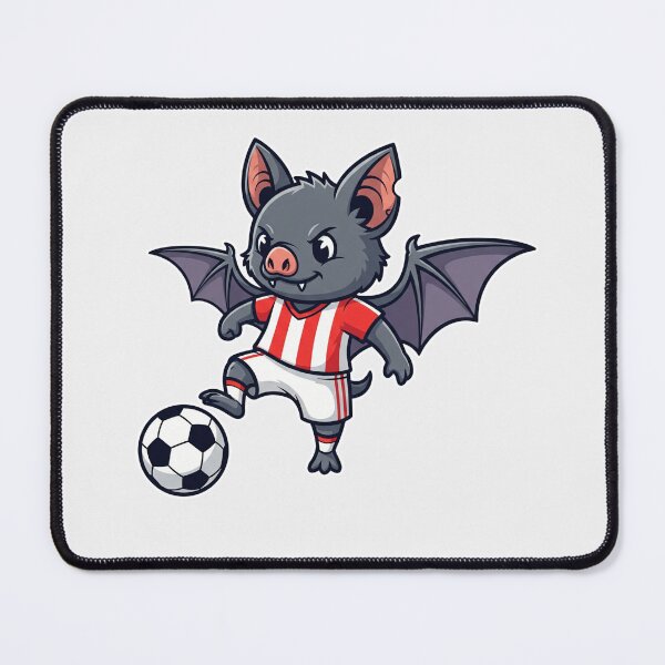 Item preview, Soccer Bat Halloween Sport – Cute Bat Minimalist Animal Art designed and sold by BeaverFriends.
