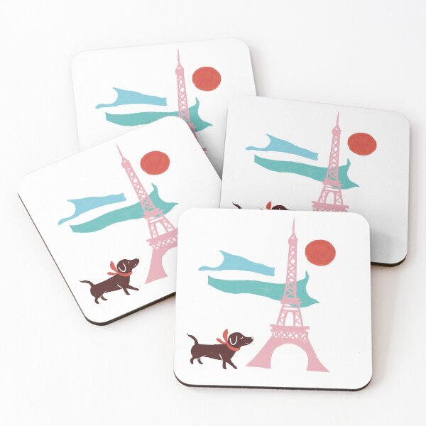 Item preview, Dog walks through Paris designed and sold by Ciao-Maru.