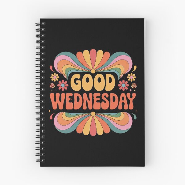 Item preview, Good Wednesday Retro Rainbow Vibes designed and sold by SoftStyleStudio ⭐⭐⭐.