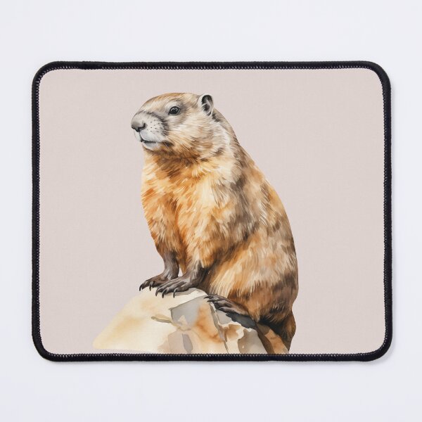 Item preview, Marmot Sitting on a Rock designed and sold by Violet Peonies.