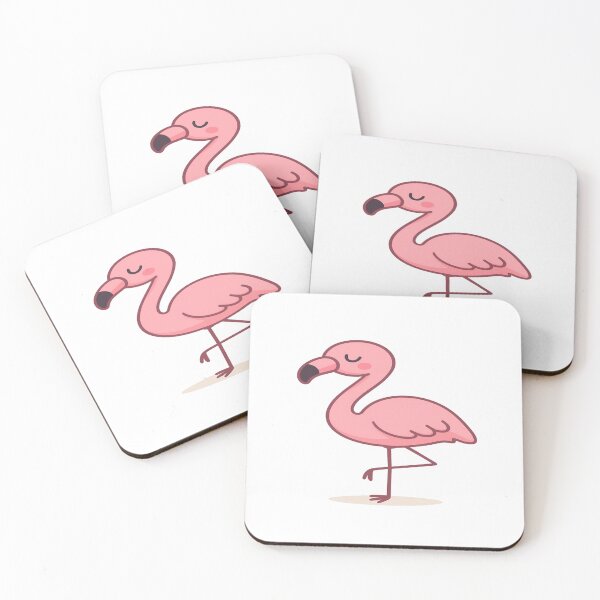 Item preview, Cute Cartoon Flamingo Illustration designed and sold by ToonyTeez.