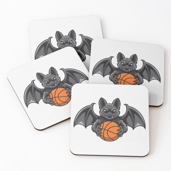 Item preview, Funny Basketball Bat Sport – Cute Bat Minimalist Animal Art designed and sold by BeaverFriends.