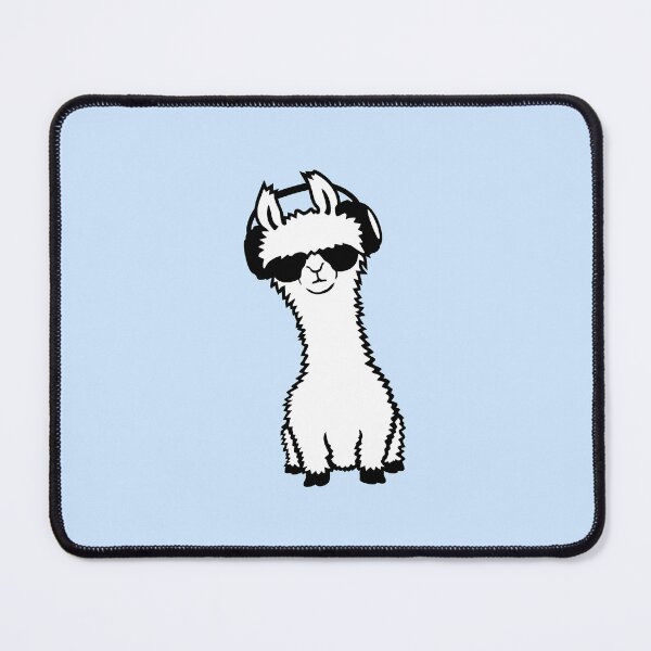Item preview, DJ Llama Cool Sunglasses Headphone Party Music Club designed and sold by shirt-o-mat.