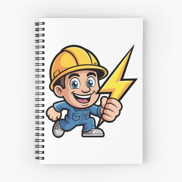 Item preview, Labor Day Electrician Cartoon Lightning Art designed and sold by CraftStudioCo.
