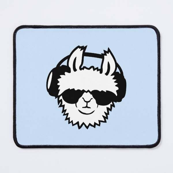 Item preview, DJ Llama Cool Sunglasses Headphone Party Music Club designed and sold by shirt-o-mat.