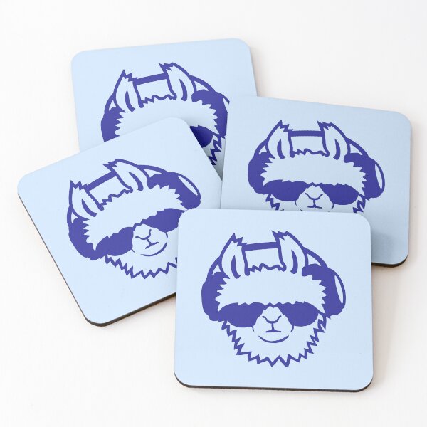 Item preview, DJ Llama Cool Sunglasses Headphone Party Music Club designed and sold by shirt-o-mat.