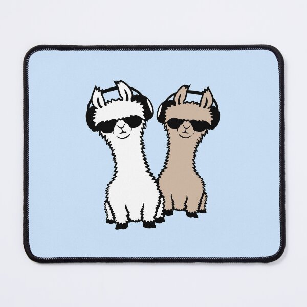 Item preview, 2 DJ Llama Cool Sunglasses Headphone Party Music Club designed and sold by shirt-o-mat.