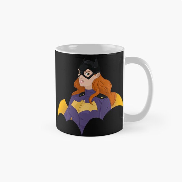 Artikelvorschau, Batgirl-Porträt, lila Outfit entworfen und verkauft von StargemDesign.