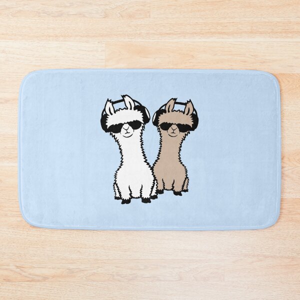 Item preview, 2 DJ Llama Cool Sunglasses Headphone Party Music Club designed and sold by shirt-o-mat.