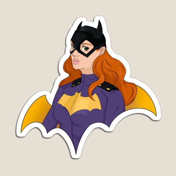 Item preview, Batgirl portrait purple outfit  designed and sold by StargemDesign.