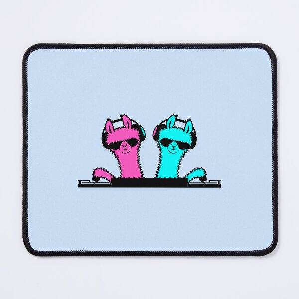 Item preview, 2 DJ Llama Turntable Sunglasses Headphone Party Music Club designed and sold by shirt-o-mat.