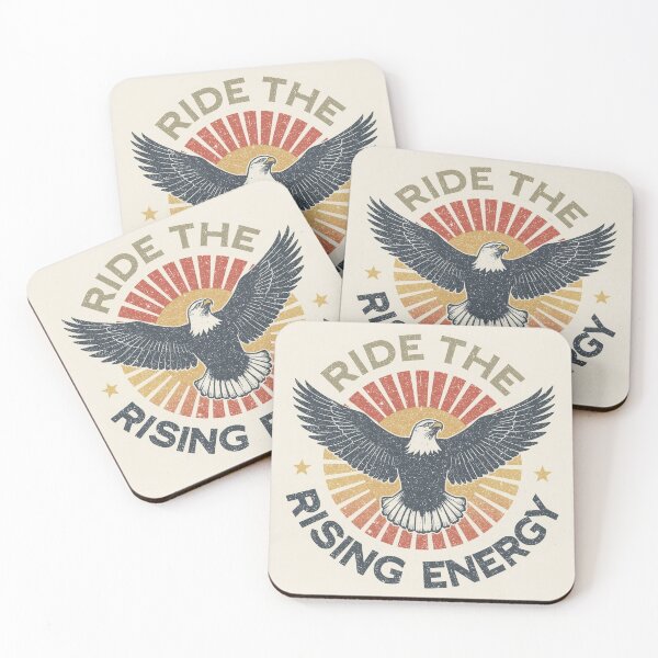 Item preview, Ride the rising energy design designed and sold by Motivated Sensei.