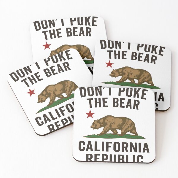 Item preview, Don’t Poke The Bear California Republic designed and sold by IsDesignHub.