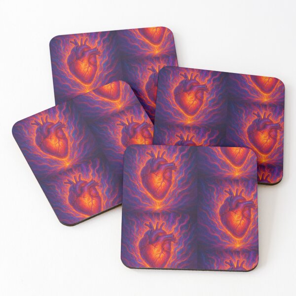 Item preview, “Cosmic Heart Ablaze with Fiery Passion” designed and sold by JuicyTuna82.