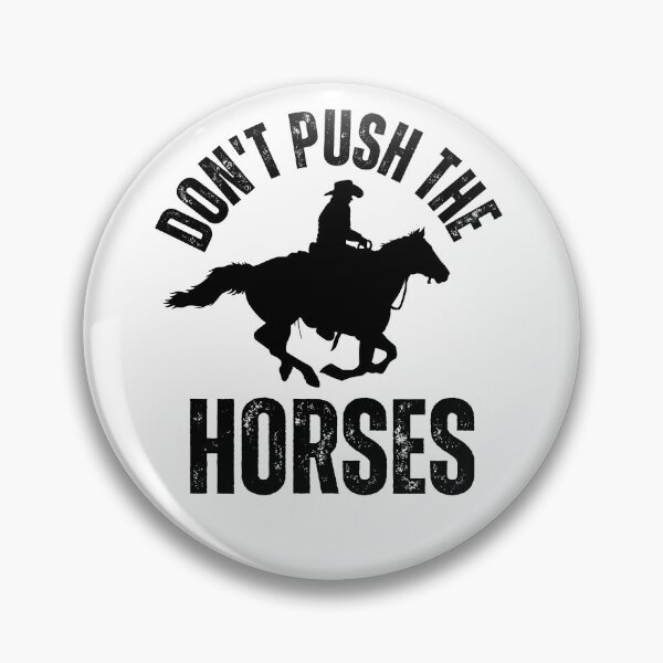 Item preview, Don't Push the Horses – Funny Boxing Shirt for Fans & Athletes designed and sold by SVALANART.