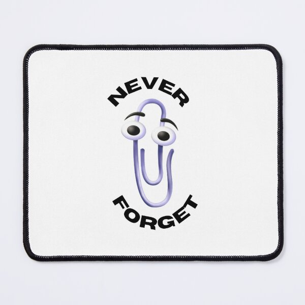 Item preview, Never Forget Retro Paperclip Nostalgia Design designed and sold by JustiesDesigns.