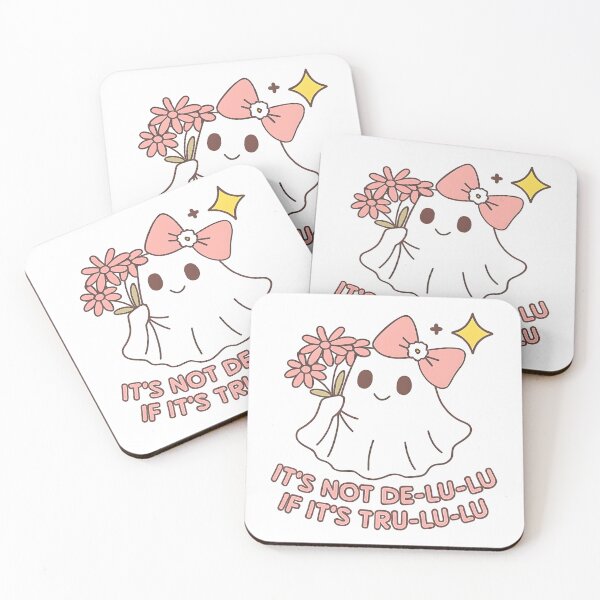 Item preview, Cute Ghost Graphic "Its Not De-lu-lu If Its Tru-lu-lu designed and sold by KimmiesColors.