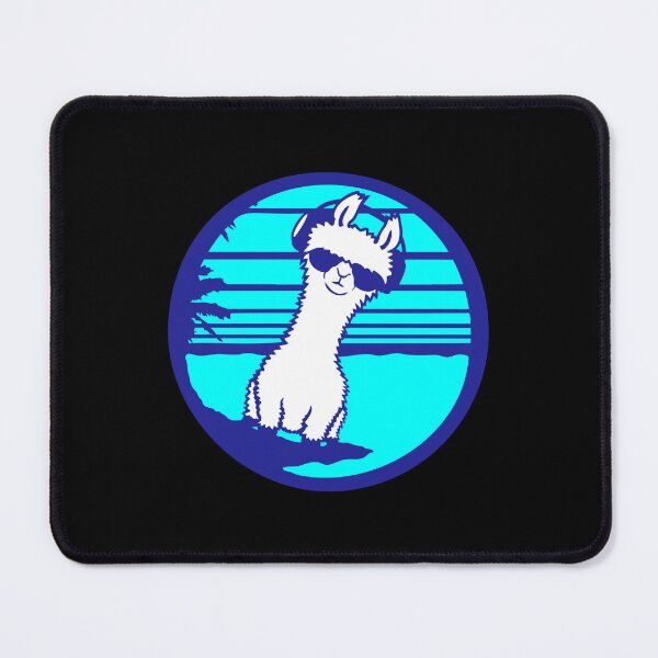 Item preview, DJ Llama Beach Vacation Palms Sea Sunglasses Headphone Party designed and sold by shirt-o-mat.