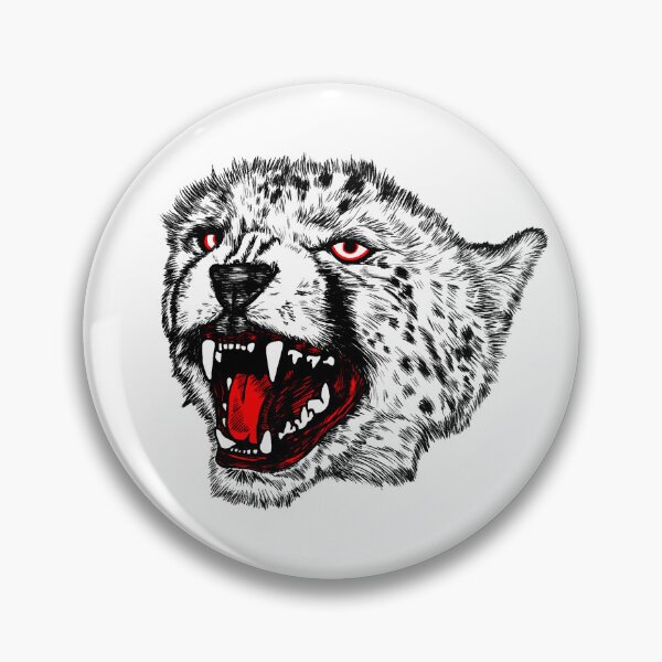 Item preview, angry cheetah designed and sold by Kirsten Tjelmeland.