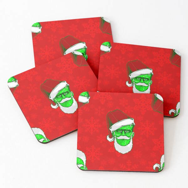 Item preview, ugly christmas santa frankenstein monster snowflakes designed and sold by Gossip Rag.