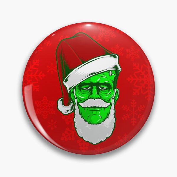 Item preview, ugly christmas santa frankenstein monster snowflakes designed and sold by Gossip Rag.