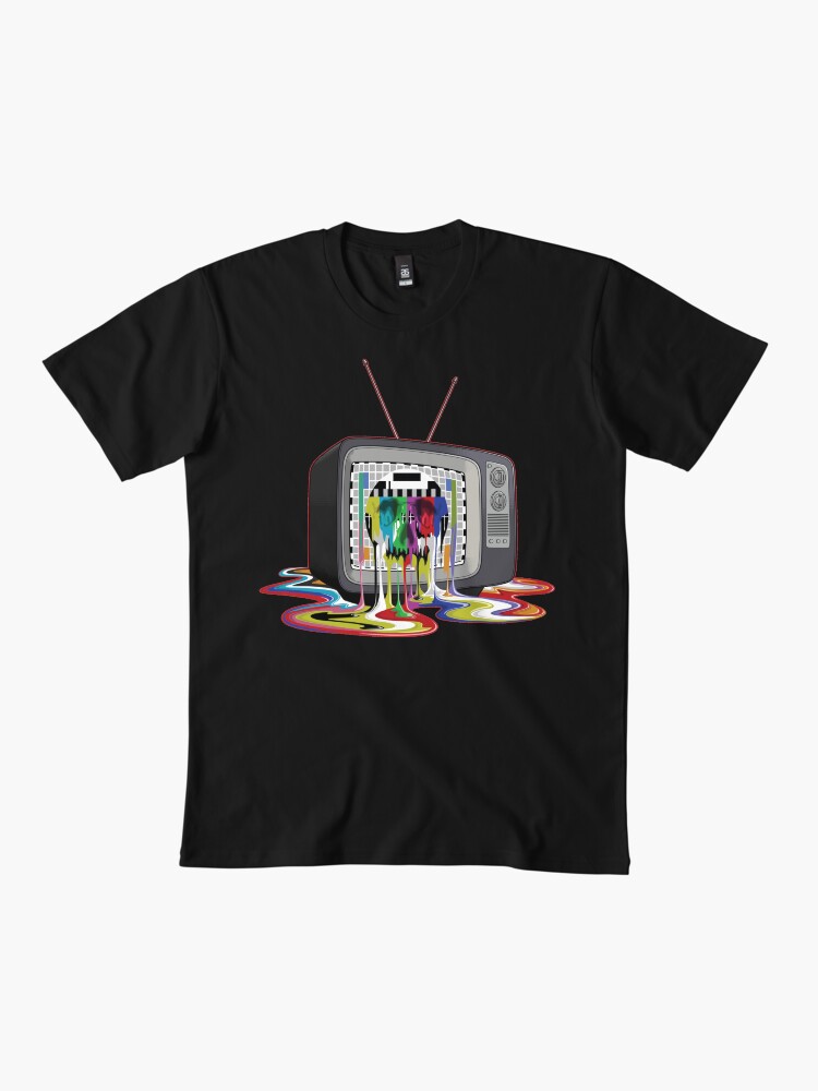 Thumbnail 2 of 4, Premium T-Shirt, Television Melt of Death designed and sold by zomboy.