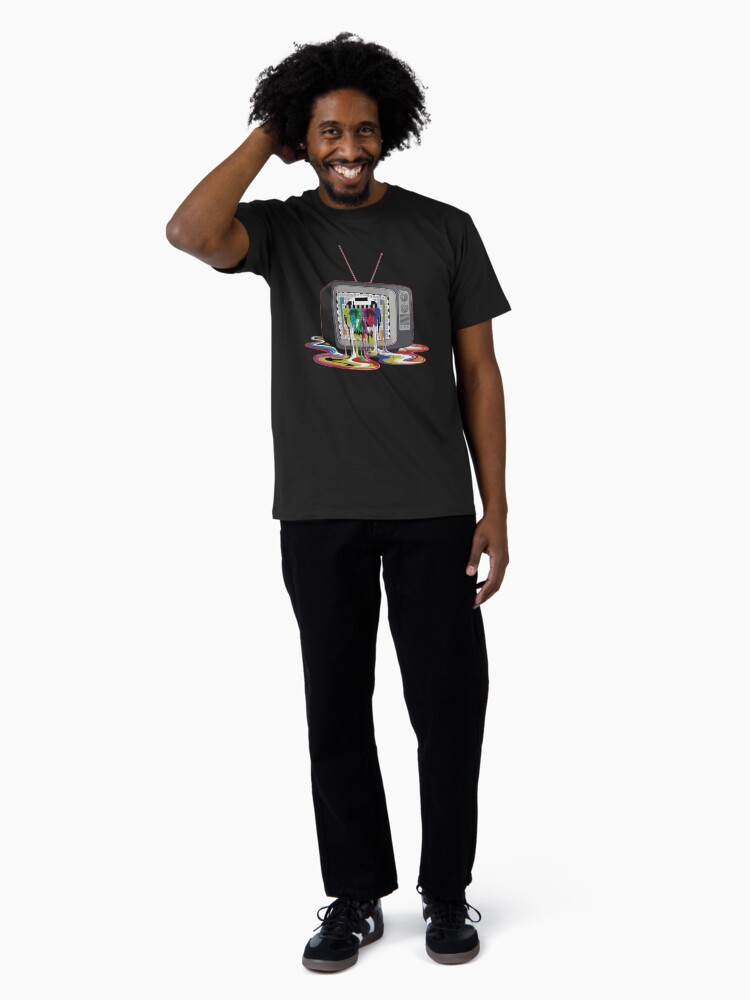 Thumbnail 3 of 4, Premium T-Shirt, Television Melt of Death designed and sold by zomboy.