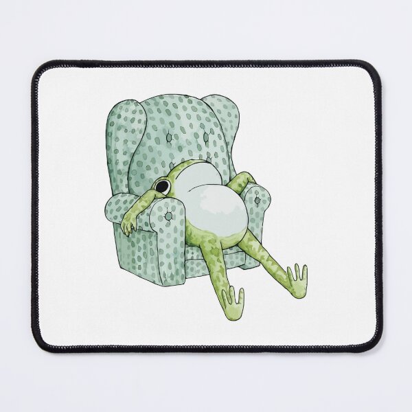 Item preview, Lazy Frog Relaxing on Armchair designed and sold by artistcamellia.