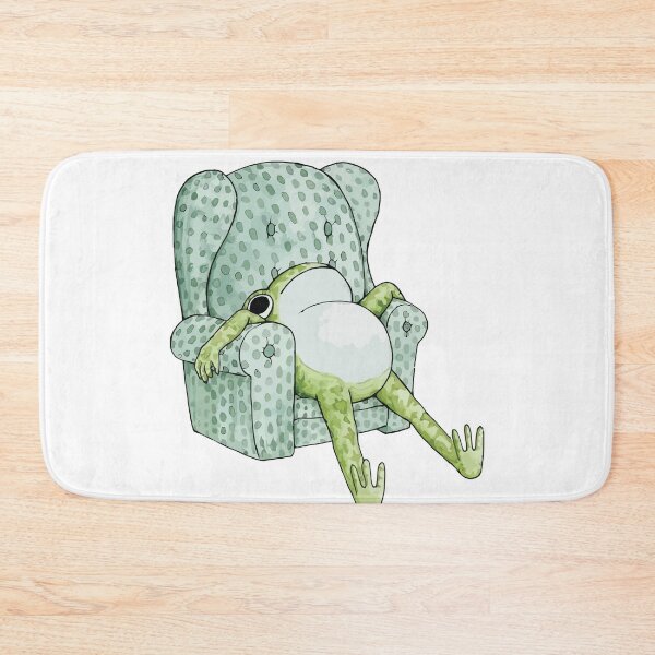 Item preview, Lazy Frog Relaxing on Armchair designed and sold by artistcamellia.