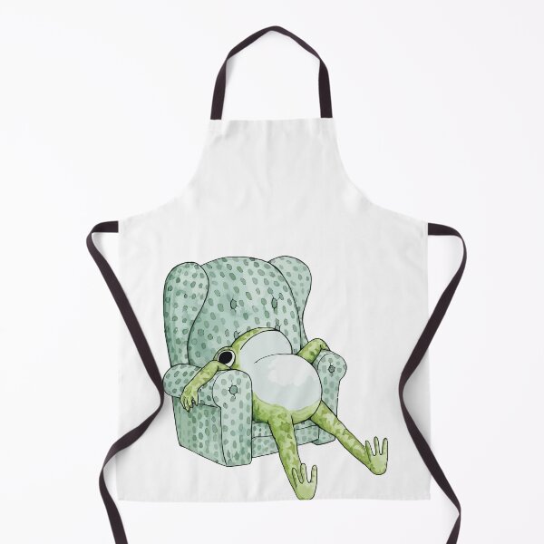 Item preview, Lazy Frog Relaxing on Armchair designed and sold by artistcamellia.