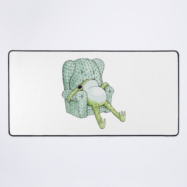 Item preview, Lazy Frog Relaxing on Armchair designed and sold by artistcamellia.
