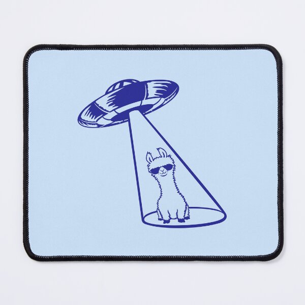 Item preview, Alien UFO Llama Abduction Headphone Cool Beaming Funny designed and sold by shirt-o-mat.