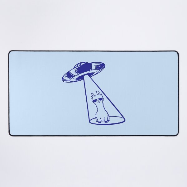 Item preview, Alien UFO Llama Abduction Headphone Cool Beaming Funny designed and sold by shirt-o-mat.